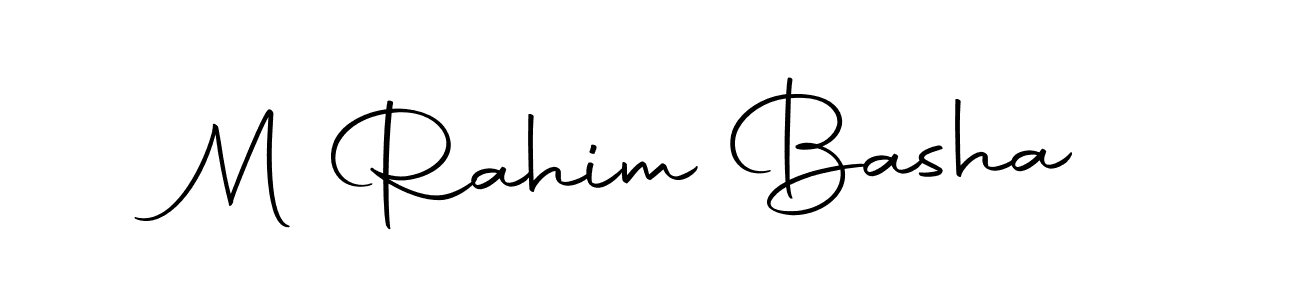 M Rahim Basha stylish signature style. Best Handwritten Sign (Autography-DOLnW) for my name. Handwritten Signature Collection Ideas for my name M Rahim Basha. M Rahim Basha signature style 10 images and pictures png