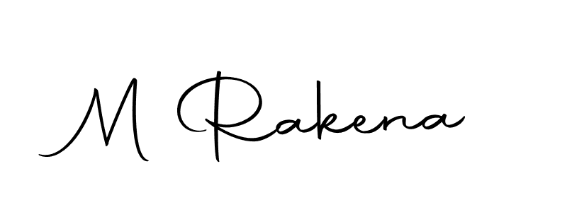 How to make M Rakena name signature. Use Autography-DOLnW style for creating short signs online. This is the latest handwritten sign. M Rakena signature style 10 images and pictures png