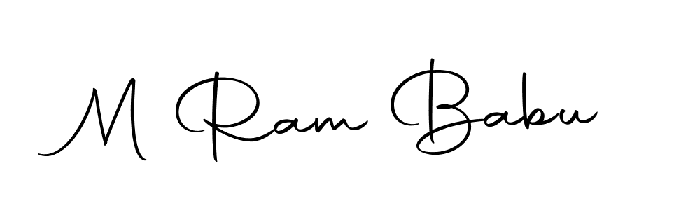 Also we have M Ram Babu name is the best signature style. Create professional handwritten signature collection using Autography-DOLnW autograph style. M Ram Babu signature style 10 images and pictures png