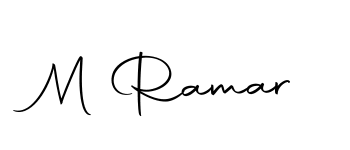 How to make M Ramar signature? Autography-DOLnW is a professional autograph style. Create handwritten signature for M Ramar name. M Ramar signature style 10 images and pictures png