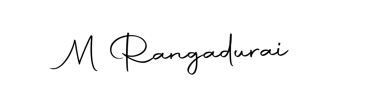 Design your own signature with our free online signature maker. With this signature software, you can create a handwritten (Autography-DOLnW) signature for name M Rangadurai. M Rangadurai signature style 10 images and pictures png