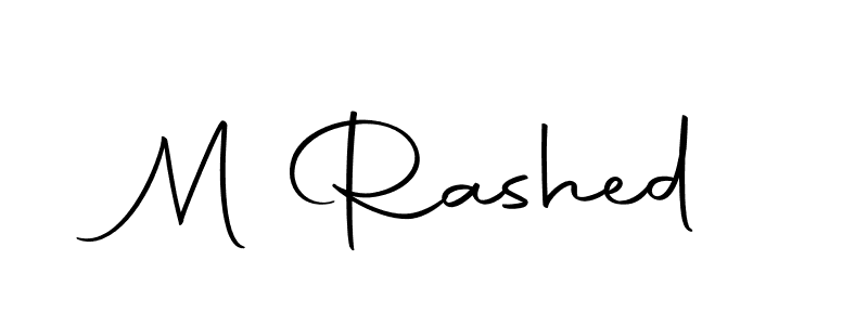 You should practise on your own different ways (Autography-DOLnW) to write your name (M Rashed) in signature. don't let someone else do it for you. M Rashed signature style 10 images and pictures png