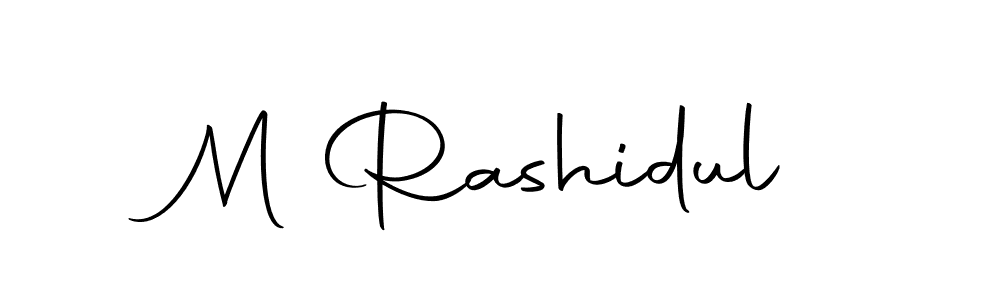 How to make M Rashidul name signature. Use Autography-DOLnW style for creating short signs online. This is the latest handwritten sign. M Rashidul signature style 10 images and pictures png