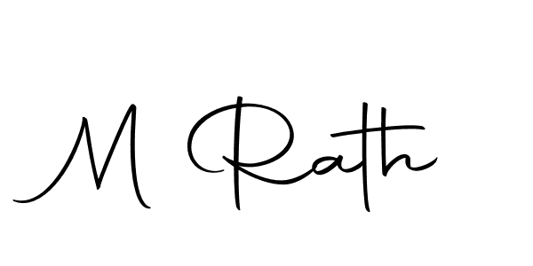 Make a beautiful signature design for name M Rath. With this signature (Autography-DOLnW) style, you can create a handwritten signature for free. M Rath signature style 10 images and pictures png