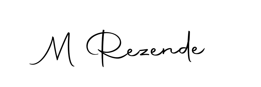 How to make M Rezende signature? Autography-DOLnW is a professional autograph style. Create handwritten signature for M Rezende name. M Rezende signature style 10 images and pictures png