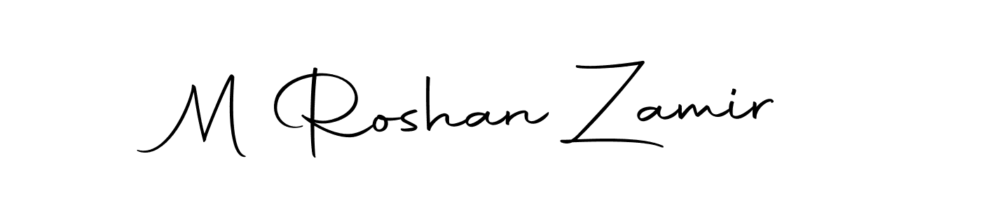 Similarly Autography-DOLnW is the best handwritten signature design. Signature creator online .You can use it as an online autograph creator for name M Roshan Zamir. M Roshan Zamir signature style 10 images and pictures png