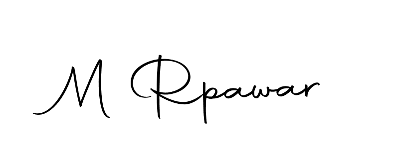 Make a beautiful signature design for name M Rpawar. Use this online signature maker to create a handwritten signature for free. M Rpawar signature style 10 images and pictures png