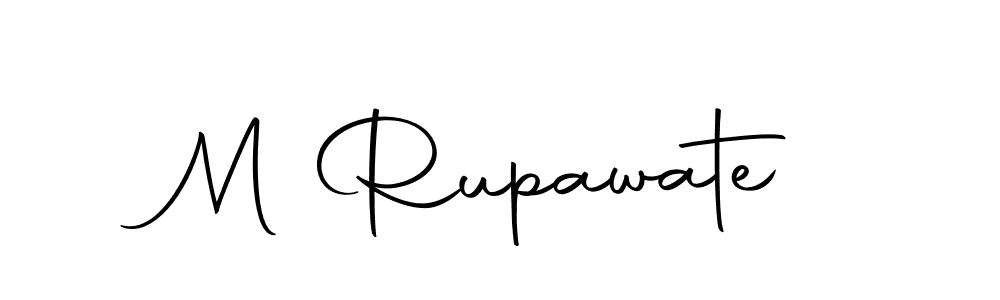 Similarly Autography-DOLnW is the best handwritten signature design. Signature creator online .You can use it as an online autograph creator for name M Rupawate. M Rupawate signature style 10 images and pictures png