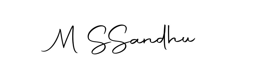 How to make M S  Sandhu signature? Autography-DOLnW is a professional autograph style. Create handwritten signature for M S  Sandhu name. M S  Sandhu signature style 10 images and pictures png
