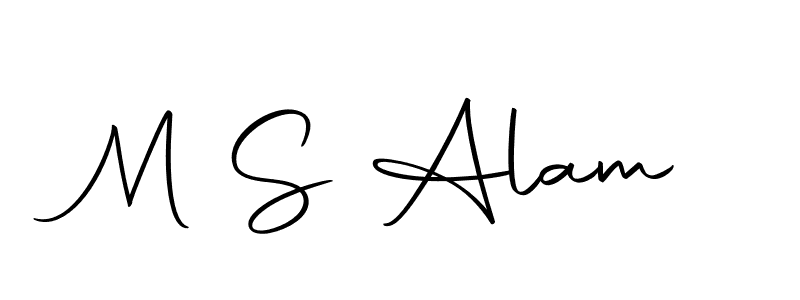 Also we have M S Alam name is the best signature style. Create professional handwritten signature collection using Autography-DOLnW autograph style. M S Alam signature style 10 images and pictures png