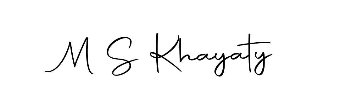 Autography-DOLnW is a professional signature style that is perfect for those who want to add a touch of class to their signature. It is also a great choice for those who want to make their signature more unique. Get M S Khayaty name to fancy signature for free. M S Khayaty signature style 10 images and pictures png