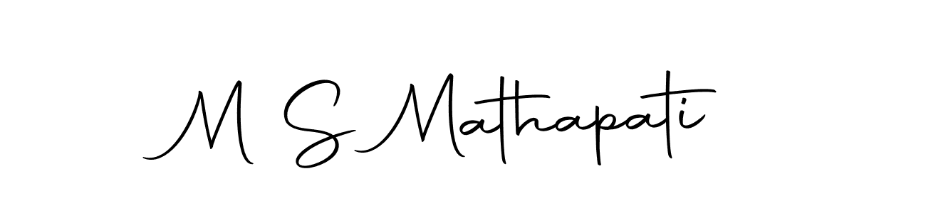 You can use this online signature creator to create a handwritten signature for the name M S Mathapati. This is the best online autograph maker. M S Mathapati signature style 10 images and pictures png