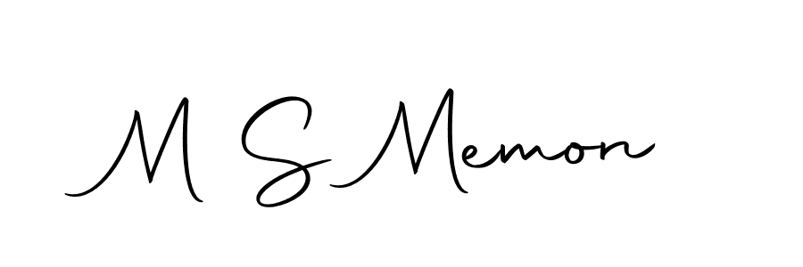 Autography-DOLnW is a professional signature style that is perfect for those who want to add a touch of class to their signature. It is also a great choice for those who want to make their signature more unique. Get M S Memon name to fancy signature for free. M S Memon signature style 10 images and pictures png