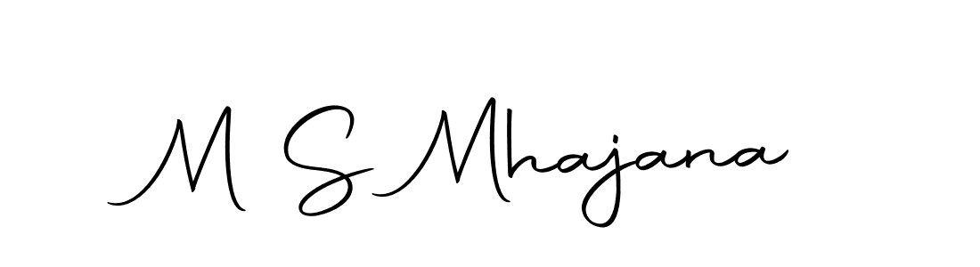 Also we have M S Mhajana name is the best signature style. Create professional handwritten signature collection using Autography-DOLnW autograph style. M S Mhajana signature style 10 images and pictures png