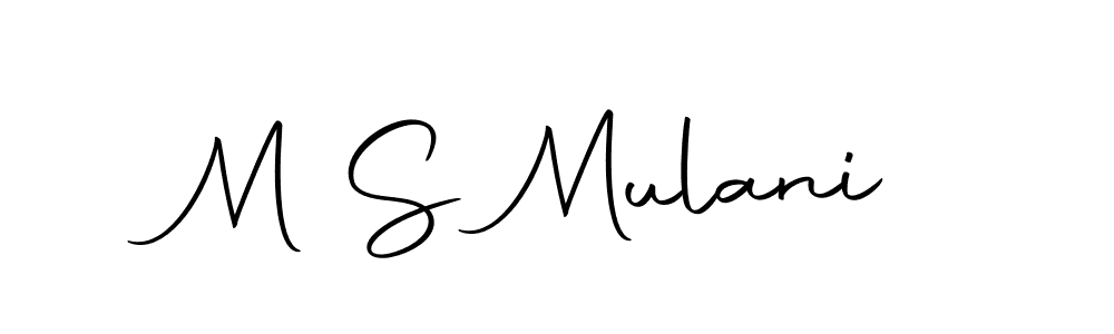 The best way (Autography-DOLnW) to make a short signature is to pick only two or three words in your name. The name M S Mulani include a total of six letters. For converting this name. M S Mulani signature style 10 images and pictures png