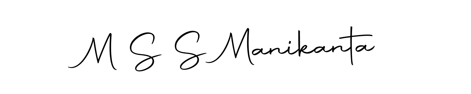 Create a beautiful signature design for name M S S Manikanta. With this signature (Autography-DOLnW) fonts, you can make a handwritten signature for free. M S S Manikanta signature style 10 images and pictures png