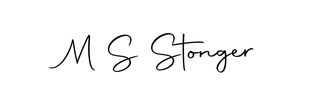 How to make M S Stonger name signature. Use Autography-DOLnW style for creating short signs online. This is the latest handwritten sign. M S Stonger signature style 10 images and pictures png