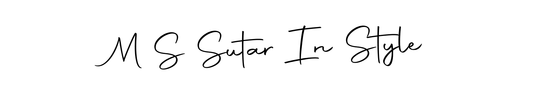 Also we have M S Sutar In Style name is the best signature style. Create professional handwritten signature collection using Autography-DOLnW autograph style. M S Sutar In Style signature style 10 images and pictures png