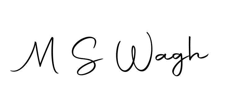 How to make M S Wagh signature? Autography-DOLnW is a professional autograph style. Create handwritten signature for M S Wagh name. M S Wagh signature style 10 images and pictures png