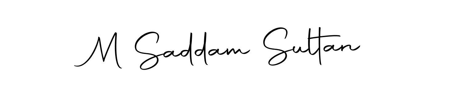 M Saddam Sultan stylish signature style. Best Handwritten Sign (Autography-DOLnW) for my name. Handwritten Signature Collection Ideas for my name M Saddam Sultan. M Saddam Sultan signature style 10 images and pictures png