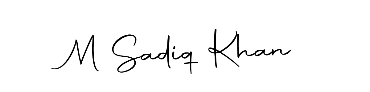 M Sadiq Khan stylish signature style. Best Handwritten Sign (Autography-DOLnW) for my name. Handwritten Signature Collection Ideas for my name M Sadiq Khan. M Sadiq Khan signature style 10 images and pictures png