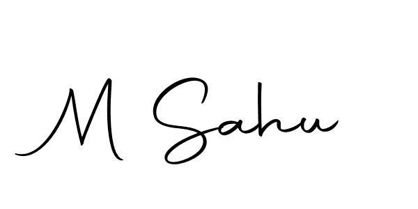 How to make M Sahu signature? Autography-DOLnW is a professional autograph style. Create handwritten signature for M Sahu name. M Sahu signature style 10 images and pictures png