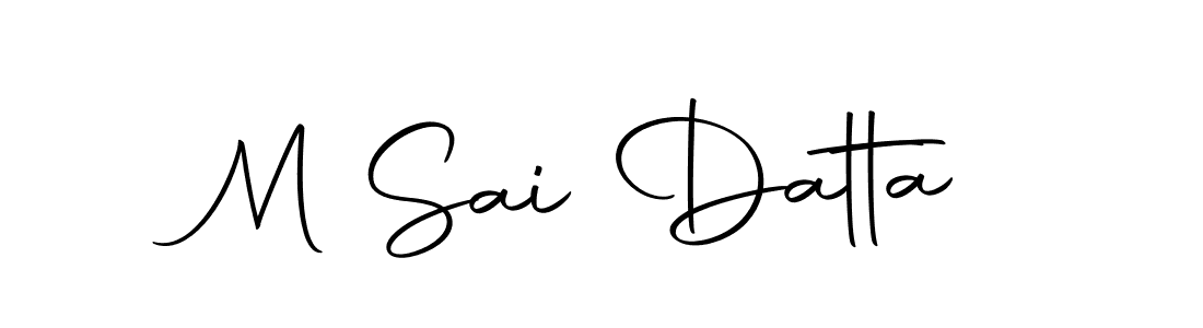 Also we have M Sai Datta name is the best signature style. Create professional handwritten signature collection using Autography-DOLnW autograph style. M Sai Datta signature style 10 images and pictures png