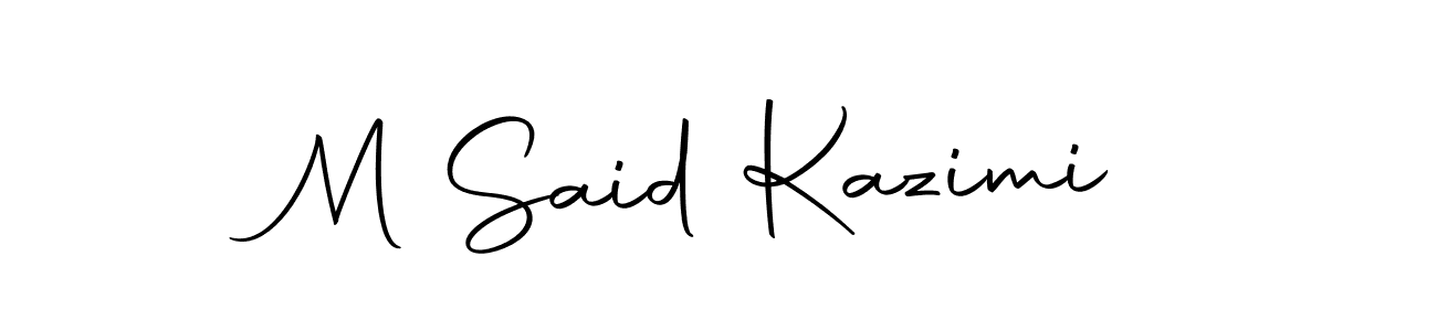 Autography-DOLnW is a professional signature style that is perfect for those who want to add a touch of class to their signature. It is also a great choice for those who want to make their signature more unique. Get M Said Kazimi name to fancy signature for free. M Said Kazimi signature style 10 images and pictures png