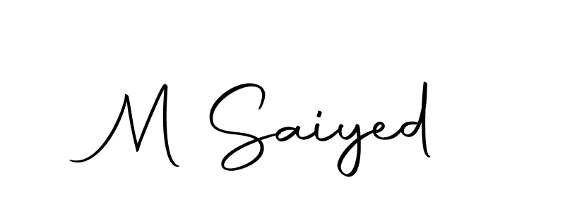 You can use this online signature creator to create a handwritten signature for the name M Saiyed. This is the best online autograph maker. M Saiyed signature style 10 images and pictures png