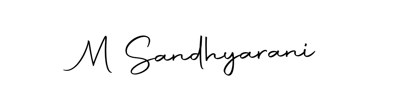 Here are the top 10 professional signature styles for the name M Sandhyarani. These are the best autograph styles you can use for your name. M Sandhyarani signature style 10 images and pictures png