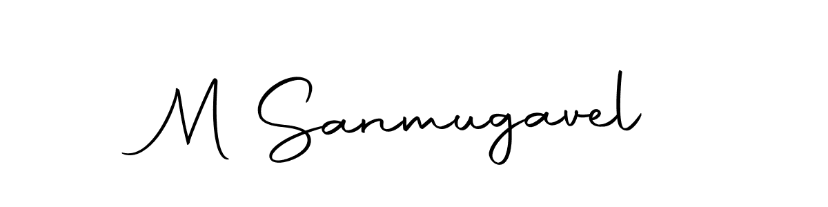 Here are the top 10 professional signature styles for the name M Sanmugavel. These are the best autograph styles you can use for your name. M Sanmugavel signature style 10 images and pictures png