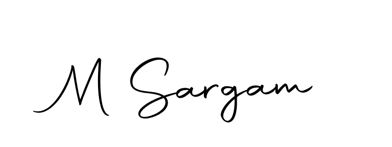 if you are searching for the best signature style for your name M Sargam. so please give up your signature search. here we have designed multiple signature styles  using Autography-DOLnW. M Sargam signature style 10 images and pictures png