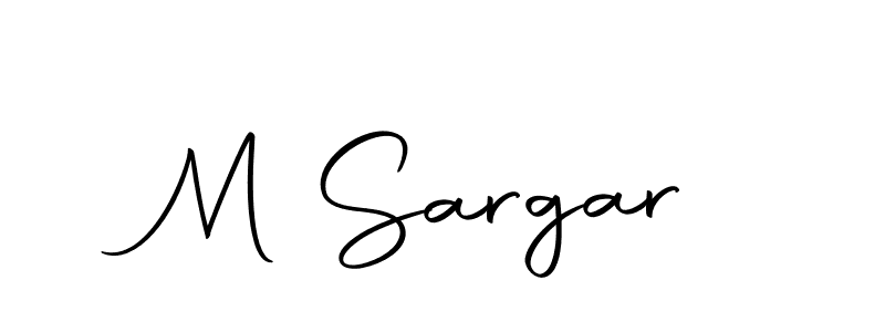 How to make M Sargar signature? Autography-DOLnW is a professional autograph style. Create handwritten signature for M Sargar name. M Sargar signature style 10 images and pictures png