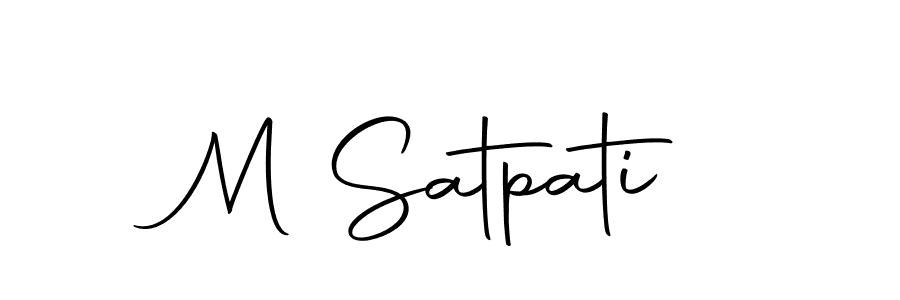 Also You can easily find your signature by using the search form. We will create M Satpati name handwritten signature images for you free of cost using Autography-DOLnW sign style. M Satpati signature style 10 images and pictures png