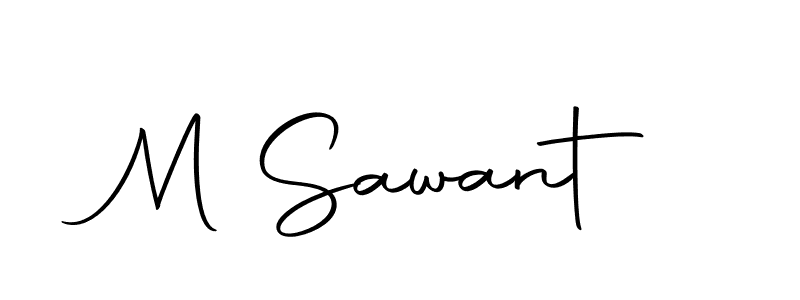 if you are searching for the best signature style for your name M Sawant. so please give up your signature search. here we have designed multiple signature styles  using Autography-DOLnW. M Sawant signature style 10 images and pictures png