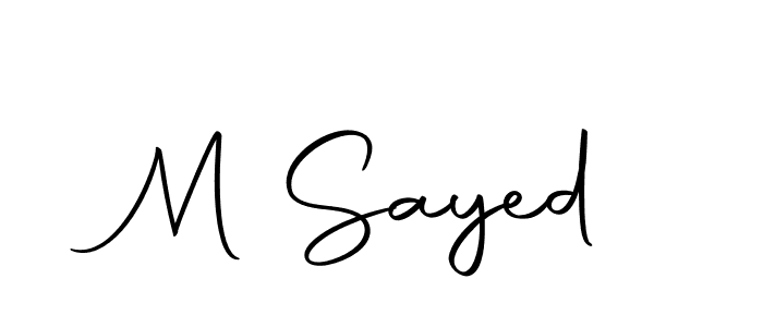 How to make M Sayed name signature. Use Autography-DOLnW style for creating short signs online. This is the latest handwritten sign. M Sayed signature style 10 images and pictures png