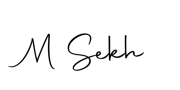 The best way (Autography-DOLnW) to make a short signature is to pick only two or three words in your name. The name M Sekh include a total of six letters. For converting this name. M Sekh signature style 10 images and pictures png