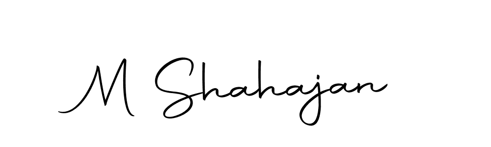 Make a short M Shahajan signature style. Manage your documents anywhere anytime using Autography-DOLnW. Create and add eSignatures, submit forms, share and send files easily. M Shahajan signature style 10 images and pictures png