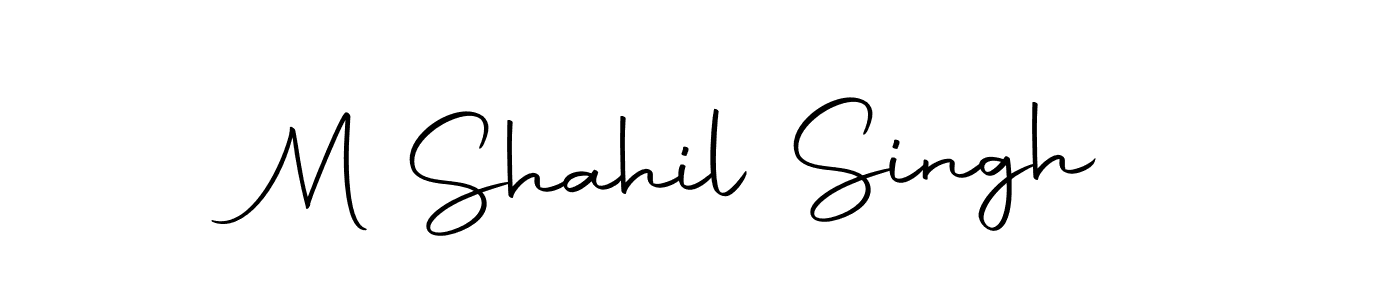 Similarly Autography-DOLnW is the best handwritten signature design. Signature creator online .You can use it as an online autograph creator for name M Shahil Singh. M Shahil Singh signature style 10 images and pictures png