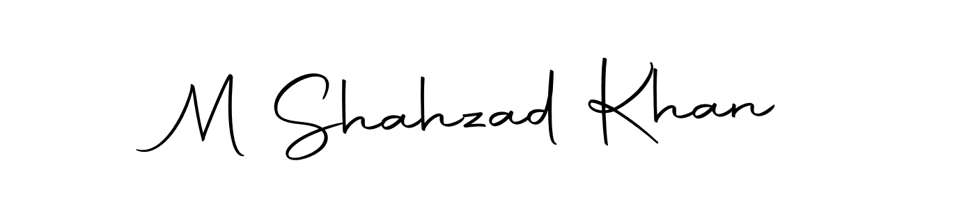 Make a beautiful signature design for name M Shahzad Khan. Use this online signature maker to create a handwritten signature for free. M Shahzad Khan signature style 10 images and pictures png