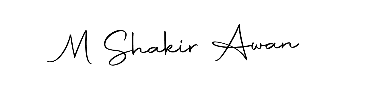 The best way (Autography-DOLnW) to make a short signature is to pick only two or three words in your name. The name M Shakir Awan include a total of six letters. For converting this name. M Shakir Awan signature style 10 images and pictures png