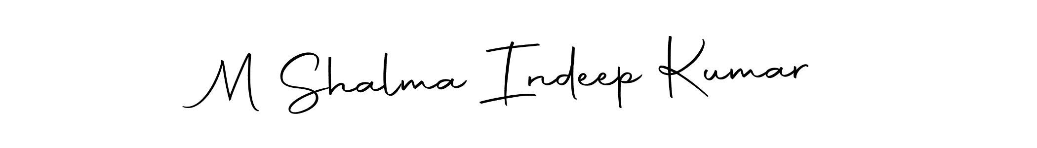 How to make M Shalma Indeep Kumar signature? Autography-DOLnW is a professional autograph style. Create handwritten signature for M Shalma Indeep Kumar name. M Shalma Indeep Kumar signature style 10 images and pictures png