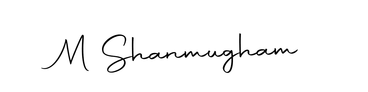 Also we have M Shanmugham name is the best signature style. Create professional handwritten signature collection using Autography-DOLnW autograph style. M Shanmugham signature style 10 images and pictures png