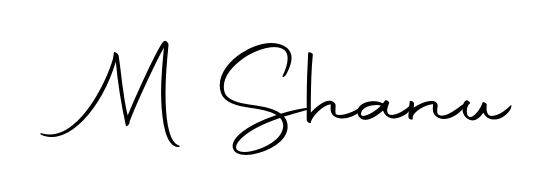 Similarly Autography-DOLnW is the best handwritten signature design. Signature creator online. You can use it as an online autograph creator for name M Shanu. M Shanu signature style 10 images and pictures png