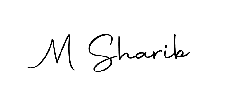 if you are searching for the best signature style for your name M Sharib. so please give up your signature search. here we have designed multiple signature styles  using Autography-DOLnW. M Sharib signature style 10 images and pictures png