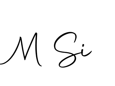 Here are the top 10 professional signature styles for the name M Si. These are the best autograph styles you can use for your name. M Si signature style 10 images and pictures png