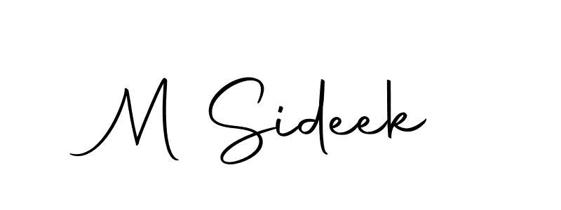 Best and Professional Signature Style for M Sideek. Autography-DOLnW Best Signature Style Collection. M Sideek signature style 10 images and pictures png