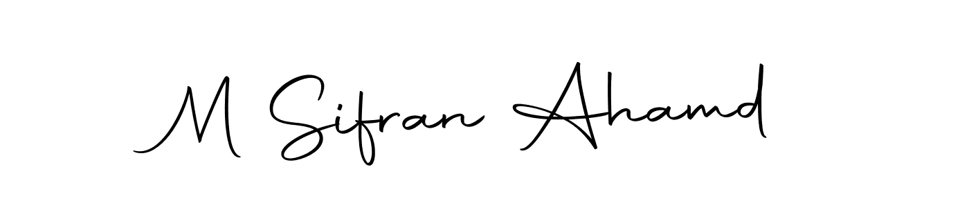 Also You can easily find your signature by using the search form. We will create M Sifran Ahamd name handwritten signature images for you free of cost using Autography-DOLnW sign style. M Sifran Ahamd signature style 10 images and pictures png