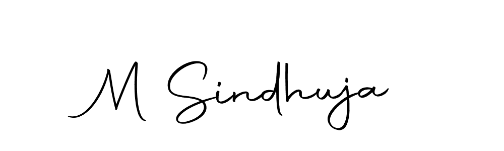 How to make M Sindhuja signature? Autography-DOLnW is a professional autograph style. Create handwritten signature for M Sindhuja name. M Sindhuja signature style 10 images and pictures png