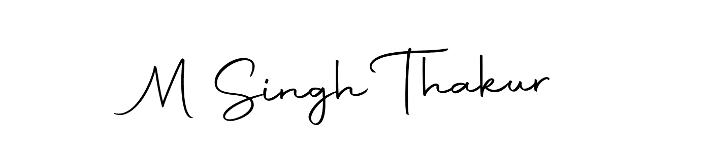 M Singh Thakur stylish signature style. Best Handwritten Sign (Autography-DOLnW) for my name. Handwritten Signature Collection Ideas for my name M Singh Thakur. M Singh Thakur signature style 10 images and pictures png